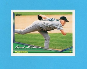BASEBALL CARD-TOPPS 1994-n.631-BRAD HOLMAN-MARINERS