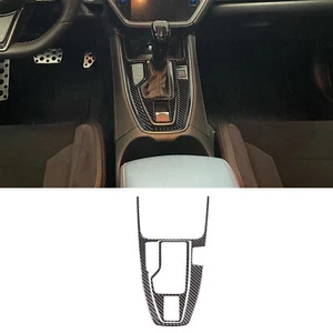 Carbon Fiber Gear Shift Panel Frame Trim Sticker Set Fits Auto Subaru WRX 22-24 - Picture 1 of 9