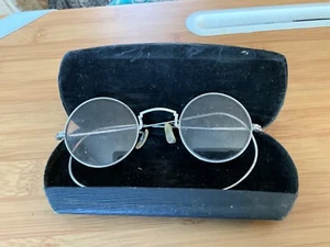 American Optical Clyde Vintage Eyeglasses 12K GF Spectacles Optical Round - Picture 1 of 4