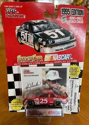Racing Champions Nascar Ken Schrader Stock Car 1/64 Die Cast 1995 Edition Box TO - Image 1 of 3