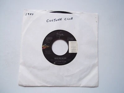 CULTURE CLUB - Miss Me Blind / Colour By Numbers - 45 RPM 7" Record 1983 VIRGIN - Image 1 of 4