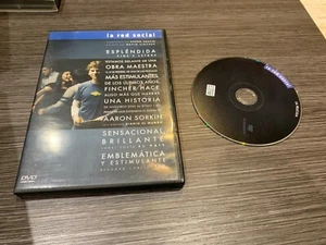 The Social Network DVD Jesse Eisenberg Andrew Garfield Justin Timberlake Dakota - Picture 1 of 1