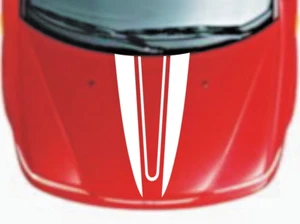 Car Stickers Outline Spears Stripes 15''x31.5'' Vinyl Hood Bonnet Decals CG353 - Foto 1 di 4