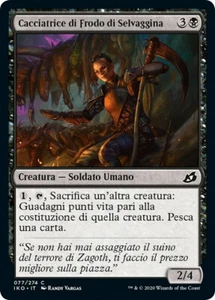 MTG Magic IKO Ikoria - 1x ITA NM 077 C Cacciatrice di Frodo di Selvaggina - Picture 1 of 1