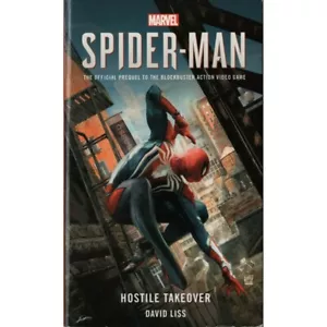 Marvel SPIDER-MAN Hostile Takeover Book Video Game Prequel Peter Parker Kid Hero - Picture 1 of 4