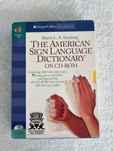 The American Sign Language Dictionary on CD-Rom with Book - Picture 1 of 8
