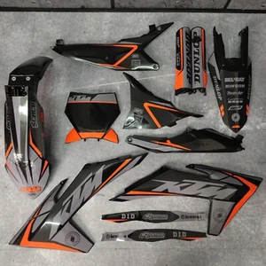 Plastics + Graphics applied KTM 2023 2024 XC XC-F SX SX-F - Picture 1 of 15