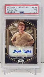 Grant Feely 2023 Star Wars OBI-WAN - Luke Skywalker #AGFE Autograph PSA 9 - Bild 1 von 2