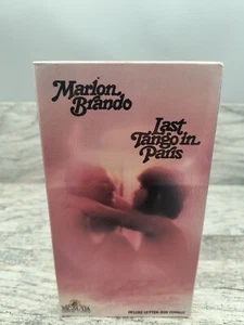 Last Tango In Paris - VHS Deluxe Letter-Box - MGM WATERMARKS Rated R Rare New - Picture 1 of 6