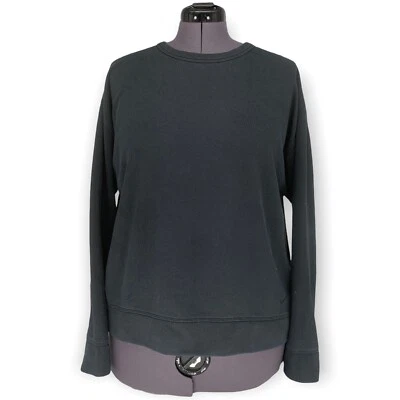 Nike Women's Dri-Fit L/S Versa Open Back Training Top Black Size Large - Image 1 of 4