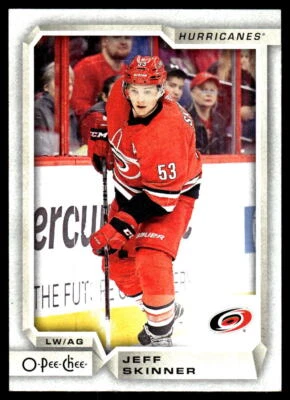 2018-19 O-Pee-Chee #18 Jeff Skinner Carolina Hurricanes Hockey Card - Image 1 of 2