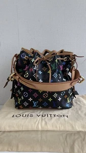 Louis Vuitton Monogram Multicolor Petit Noe Black - Picture 1 of 22