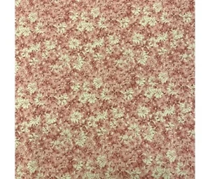 Telas de cuarto de grasa marfil rosa marfil 100 % algodón - Imagen 1 de 5