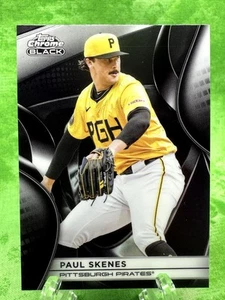 Paul Skenes - 2025 Topps Chrome Black #109 Pittsburg Pirates - Picture 1 of 11