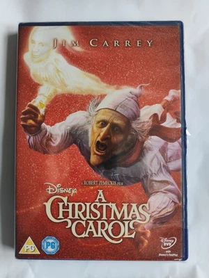 DISNEY A Christmas Carol DVD Starring Jim Carey (2015) Sealed - Image 1 of 4