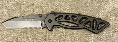 Faca de bloqueio Buck Bones Frame - Imagem 1 de 2