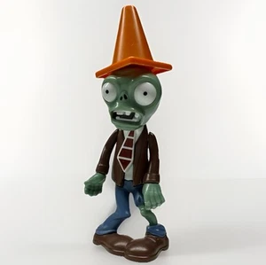 Jazware EA 2018 Plants Vs Zombies Zombie Orange Cone Head Brown 5” PVC Figure - Picture 1 of 5
