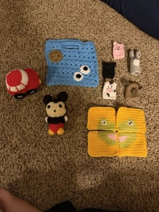 Crotchet Toys! Crochet Finger Puppets, Puzzle, Purse, Car, Mickey - Picture 1 of 7