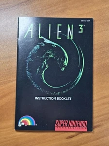 Alien 3 Super Nintendo SNES Anleitung KOSTENLOSER VERSAND Top Zustand - Bild 1 von 6