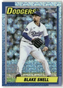 2025 Topps Update Baseball Blake Snell #U90C-49 Silver Pack Chrome Mojo - Picture 1 of 2