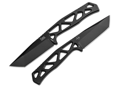 Heckler & Koch FX01 Tanto Einsatz-Messer Taktisch Full Tang D2 Schwarz - 02HK002 - Bild 1 von 4