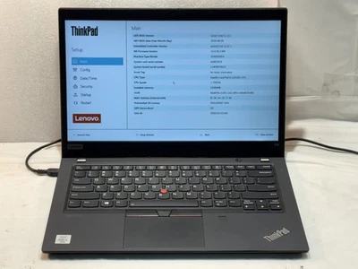 Lenovo ThinkPad T14  Intel core i5-10310U @1.70GHz 16GB Laptop Computer No hdd - Image 1 of 2