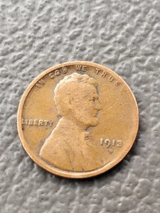1913 D Lincoln Wheat Cent G/VG You Grade It! Penny Kostenloser Versand! - Bild 1 von 2