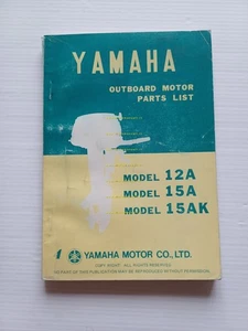 Yamaha Außenbordmotoren 12A - 15A - 15 AK 1975-76 Ersatzteilkatalog ORIGINAL - Bild 1 von 9