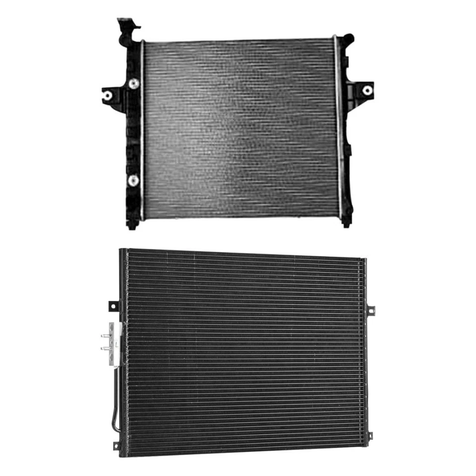 For Jeep Grand Cherokee 1999-2004 TYC BNDL-474295 Radiator & Condenser Kit Foto 1 de 1