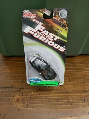 Chevrolet Corvette 1997 cupé Racing Champions The Fast And The Furious negro Foto 1 de 3