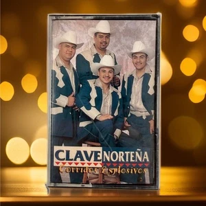 CLAVE NORTENA corridos explosivos Cassette Tape Sellado 1997 Regional Mexican - Picture 1 of 4