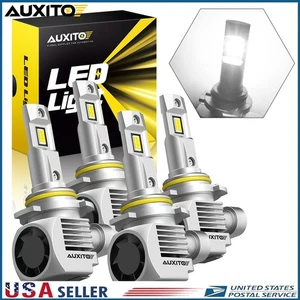 4X AUXITO 9005 9006 LED Headlight Bulb Kit High Low Beam Super White 60000LM - Picture 1 of 10