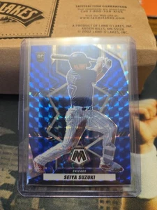 Seiya Suzuki Rookie #269 2022 Panini Mosaic Blue Camo Seriennummer Chicago Cubs - Bild 1 von 3