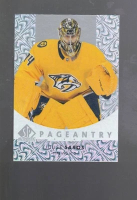 2022-23 SP Authentic Pageantry #P21 Juuse Saros - Image 1 of 2