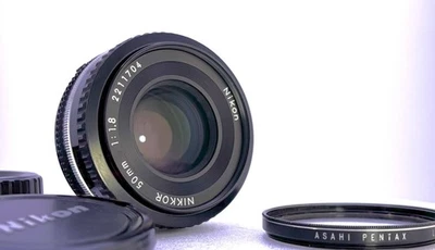 【COMO NUEVO++】Nikon Ai-s AIS Nikkor 50mm f/1.8 MF Pancake Lens para FE2 FM2... - Imagen 1 de 4