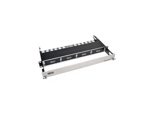 Tripp Lite N484-01U High Density Copper / Fiber Enclosure Panel, 1U, 4-Cassette - Picture 1 of 1
