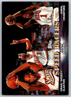 2000  Topps #TC8 Craig "Speedy" Claxton / Keyon Dooling / Jamal Crawford - Image 1 of 2