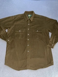Camicia vintage Cabelas uomo XL camoscio marrone made in USA caccia cervi pesanti - Foto 1 di 13
