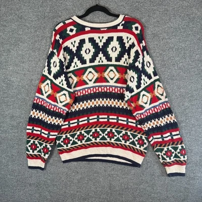 Suéter Polo Ralph Lauren Vintage Años 90 Para Hombre XL EE. UU. Hecho Navidad Invierno Foto 1 de 4