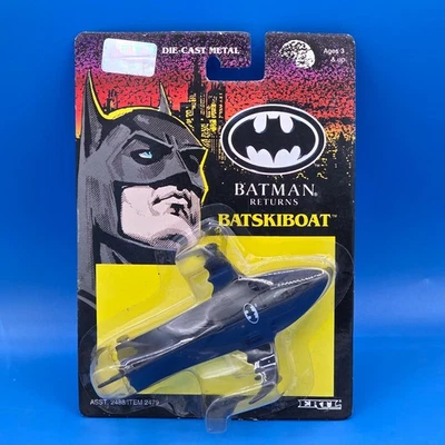 Batskiboat 1992 ERTL Batman Returns DieCast Metal #2479 con licencia oficial Foto 1 de 4