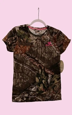 Damas NUEVO CON ETIQUETAS Camuflaje Mossyoak Camisa Manga Corta - Talla S Foto 1 de 4