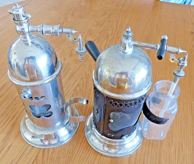 Lot de 2 ancien pulvérisateurs à vapeur collection Apothicaire - Photo 1/4