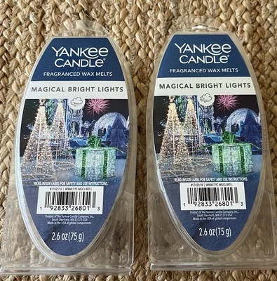 全新 两包 洋基蜡烛 神奇明亮灯 蜡熔化 — 第 1/2 张图片