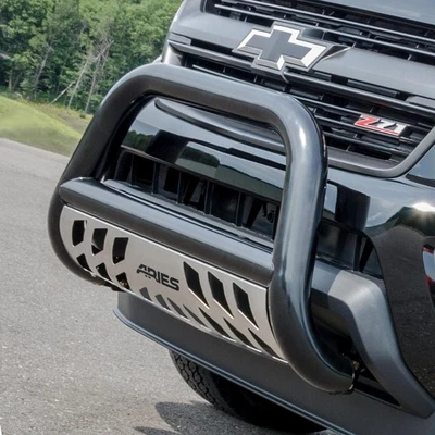 ARIES B35-9001 3" Black Steel Bull Bar, Select Fits Nissan Armada, Titan Free S Foto 1 de 4