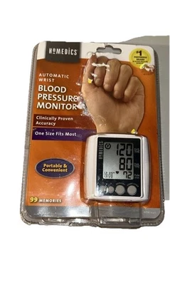 Homedics Automatic Wrist Blood Pressure Monitor One Size Fits  Brand NEW!!! Foto 1 de 4