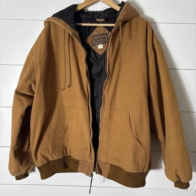 Cougar Ropa de Trabajo Chaqueta Hombres Talla 2X Marrón Tareas Chaqueta Utilitaria Defectuosa Leer Foto 1 de 4