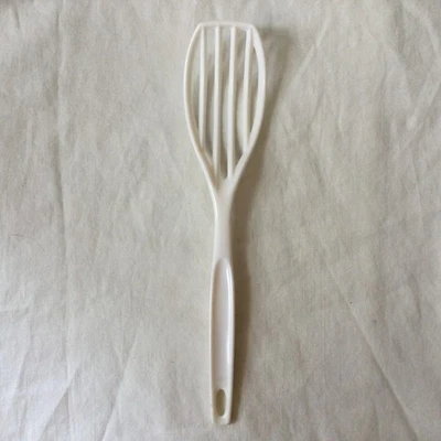 Vintage FOLEY Whisk Nylon Slotted Spoon Blender Whip Strainer 11” White - Image 1 of 4