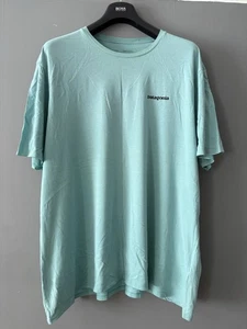 Patagonia Men's Light Green T-Shirt XXL - Picture 1 of 5