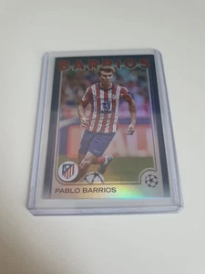 Topps UCC Chrome 24/25 - Pablo Barrios - /275 Atletico Madrid - Bild 1 von 2