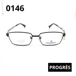 Lente de demostración con marco de gafas de titanio Progres Homme hecha en Japón sin usar de colección - Imagen 1 de 10